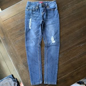 YMI girls distressed jeans